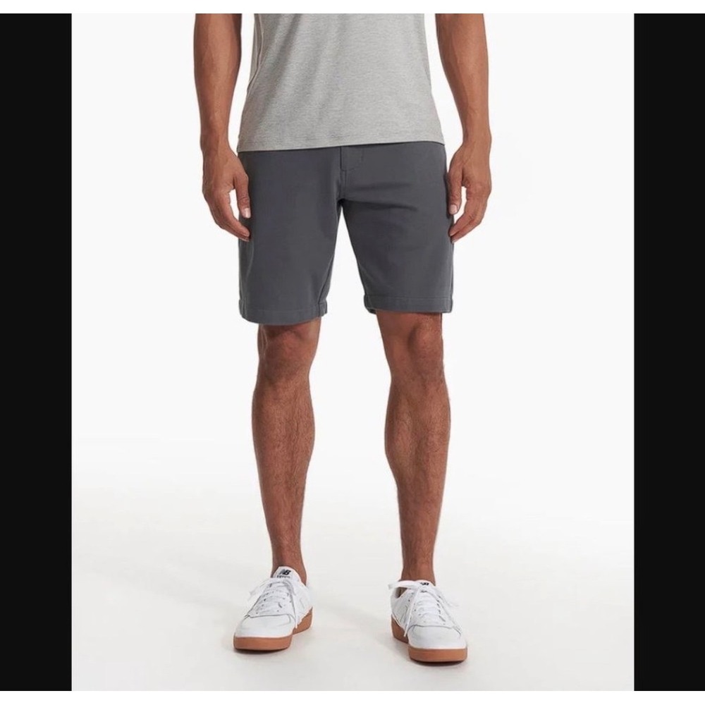 Vuori Men Solana Shorts Gray Casual Classic Active L